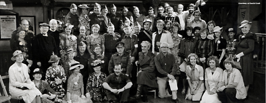 Dad's Army cast and crew inc: Perry & Croft